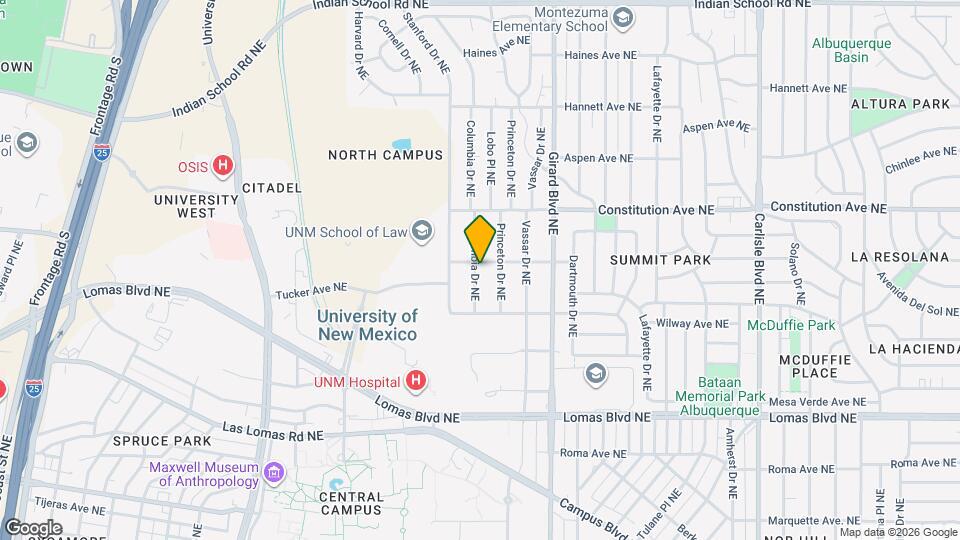 1040 Columbia Dr NE Map and Location Details