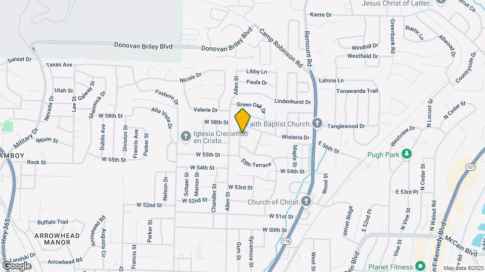 5700 Granby Rd Map and Location Details