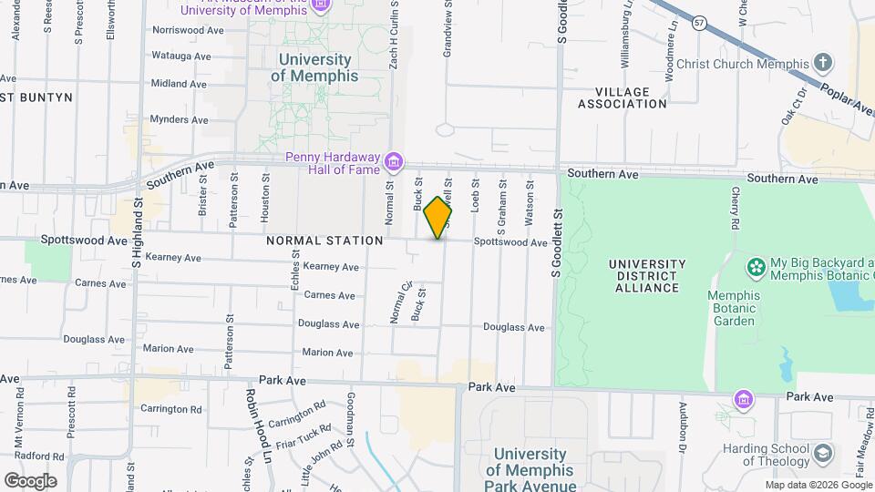 3917 Spottswood Ave Map and Location Details