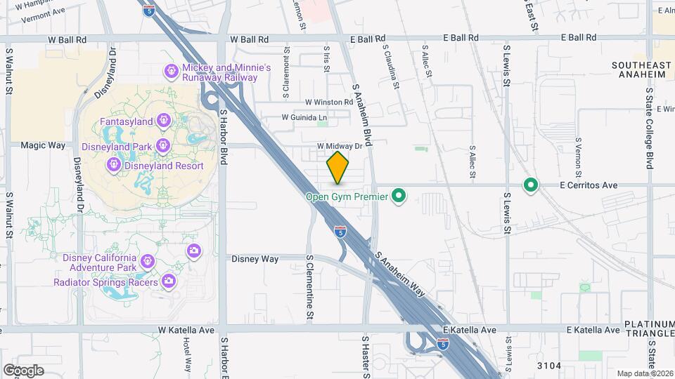 1719 W Bushell St Map and Location Details