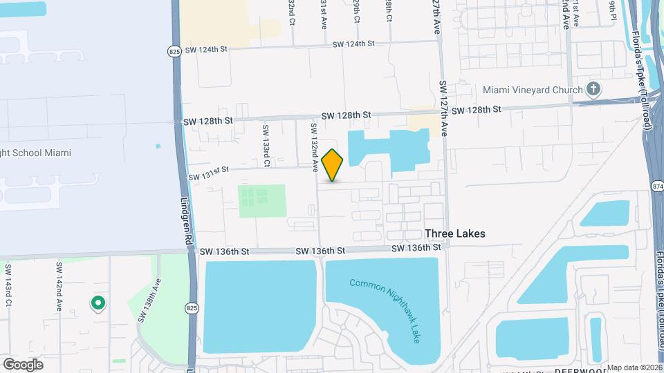 13109 SW 132nd Terrace Map and Location Details