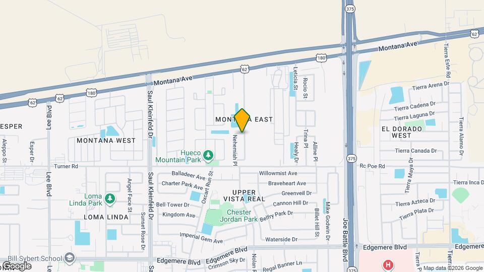 3641 Dominican St Map and Location Details