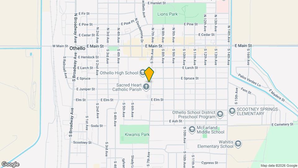 935 E Mt. Adams St Map and Location Details