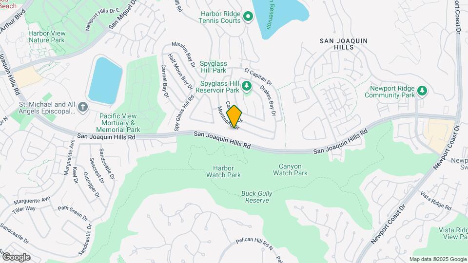 33 Montecito Dr Map and Location Details