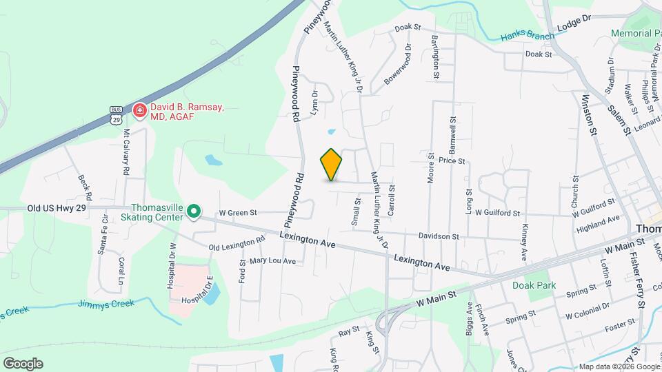 904 Marsh St Map and Location Details