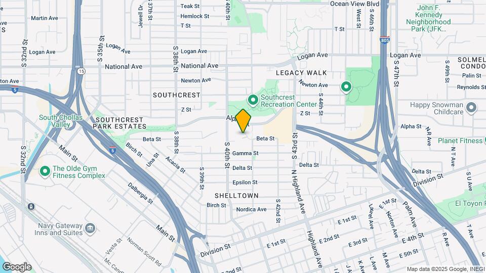 Beta Street Map and Location Details