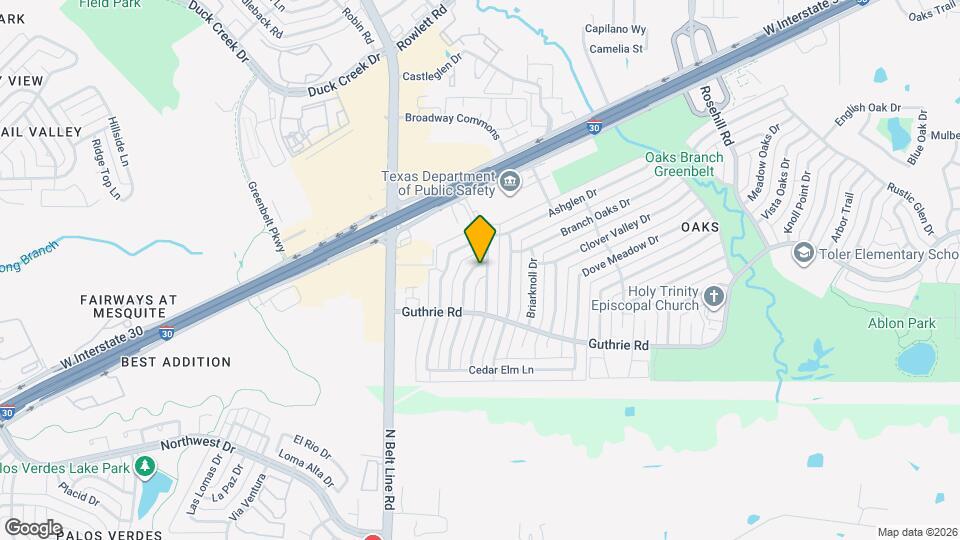 6202 Glenmoor Dr Map and Location Details