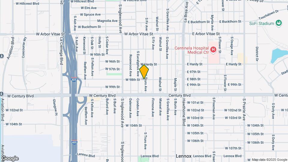 254 W 98th St Map and Location Details