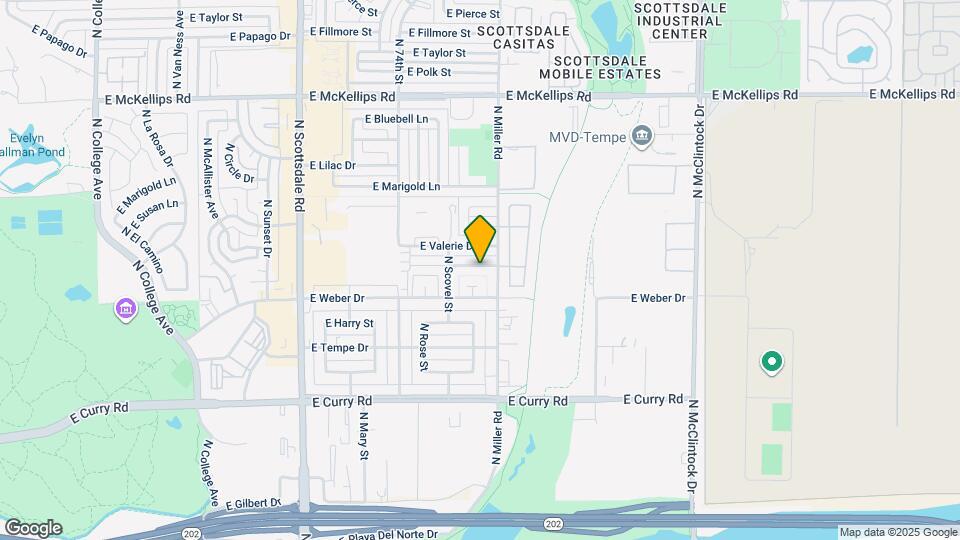 1233 E Marny Rd Map and Location Details
