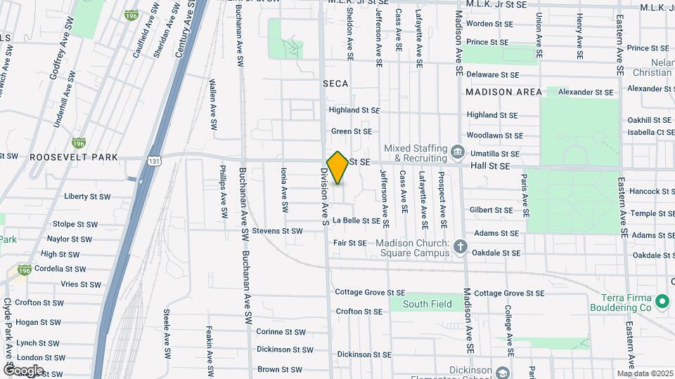 1245 Euclid Ave SE Map and Location Details