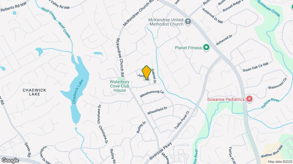 1414 Justin Dr Map and Location Details