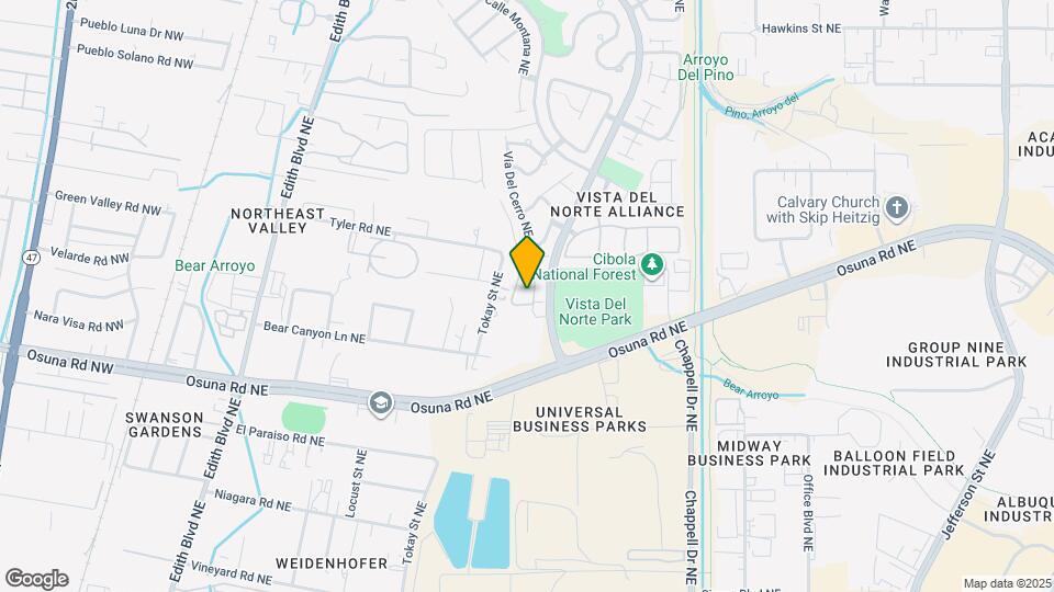 6531 Agave Verde Way NE Map and Location Details