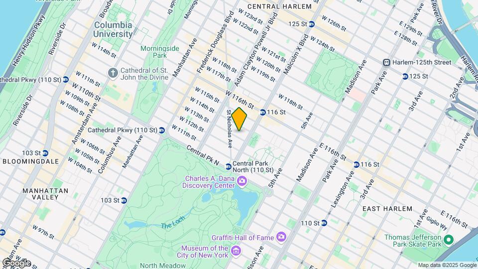 109 W 113th St Map and Location Details