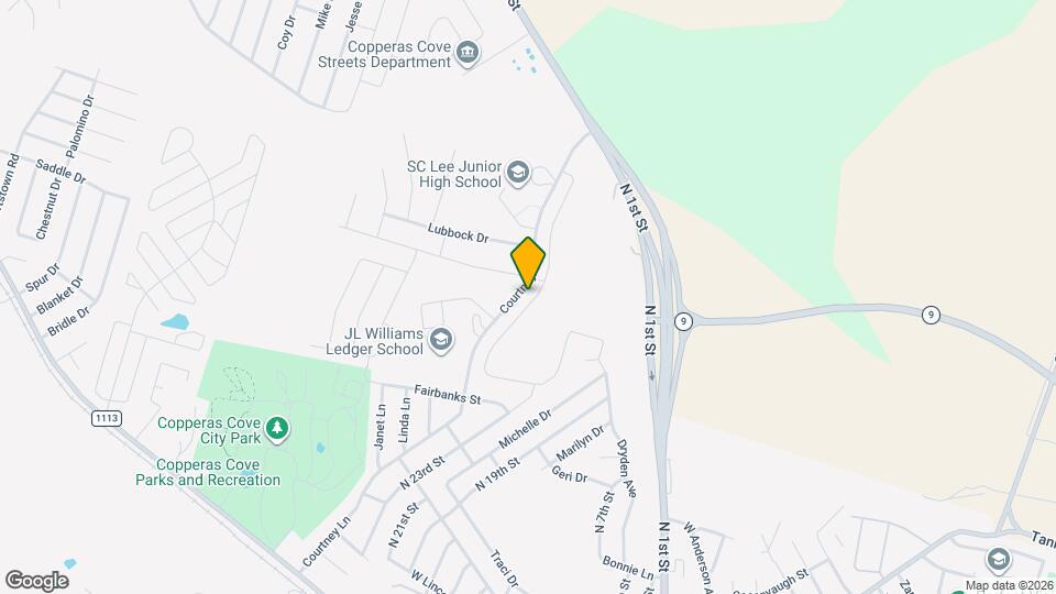 1659 Dryden Ave Map and Location Details