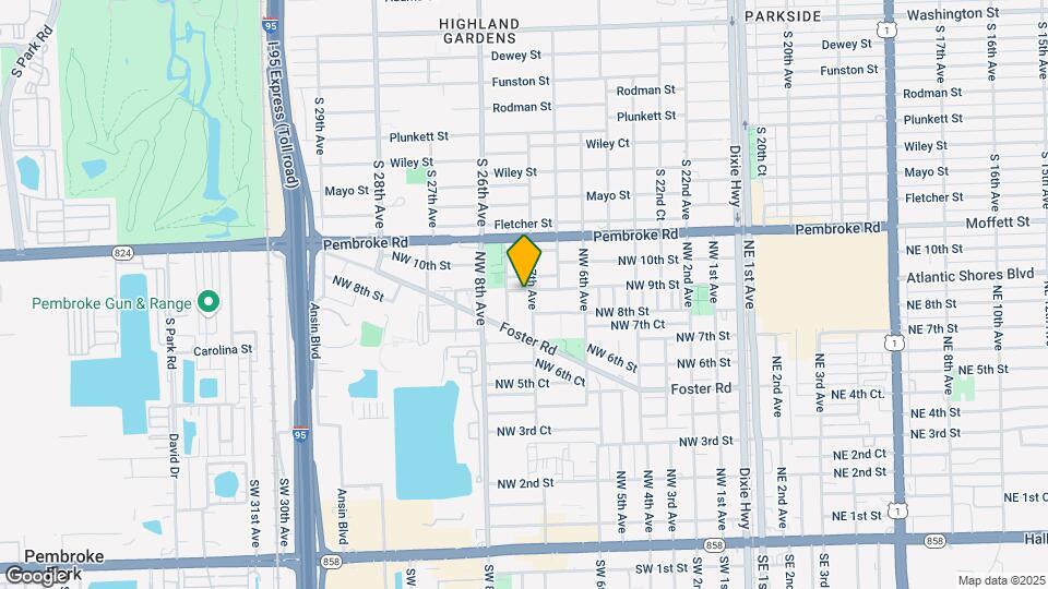 821 NW 7th Ave Map and Location Details