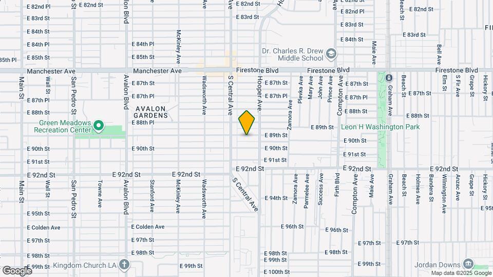 1136 E 89th St Map and Location Details