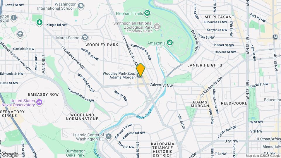 2616 Connecticut Ave NW Map and Location Details