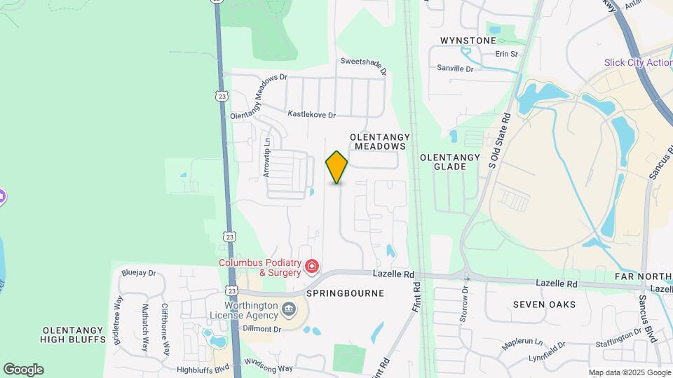 8651 Olenbrook Dr Map and Location Details