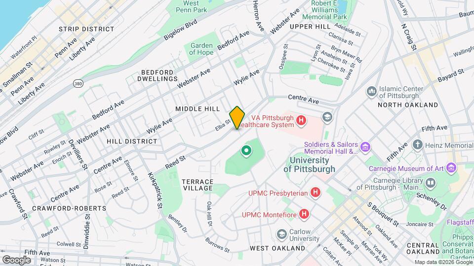 2650 Centre Ave Map and Location Details