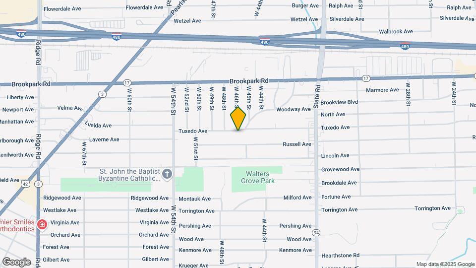 4527 Tuxedo Ave Map and Location Details