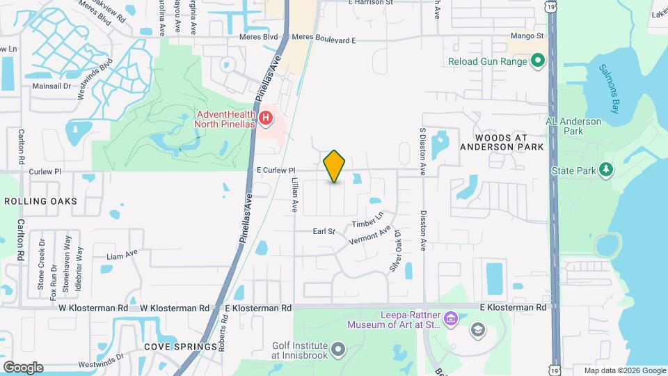 1661 Oak Spring Dr Mapa y Detalles de la Ubicación