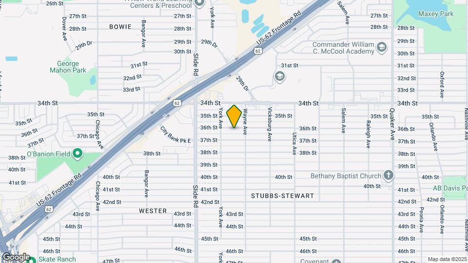 5011 36th St Map and Location Details