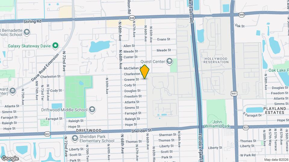 6610 Greene St Mapa y Detalles de la Ubicación