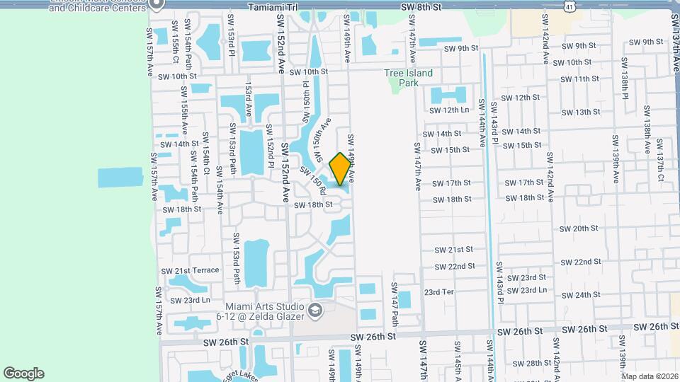 14941 SW 17th Ln Map and Location Details
