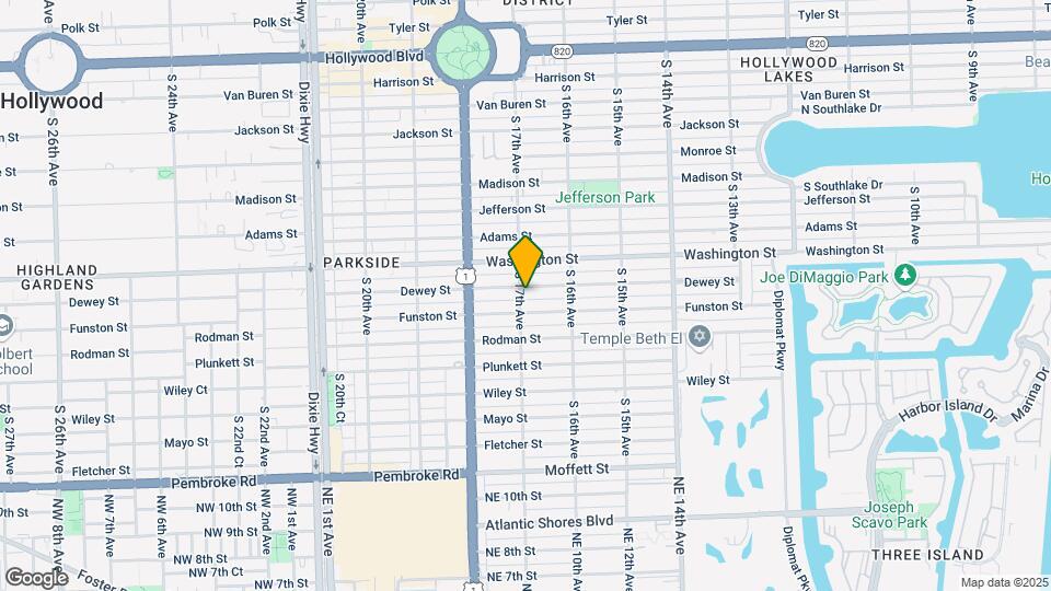 1005 S 17th Ave Map and Location Details