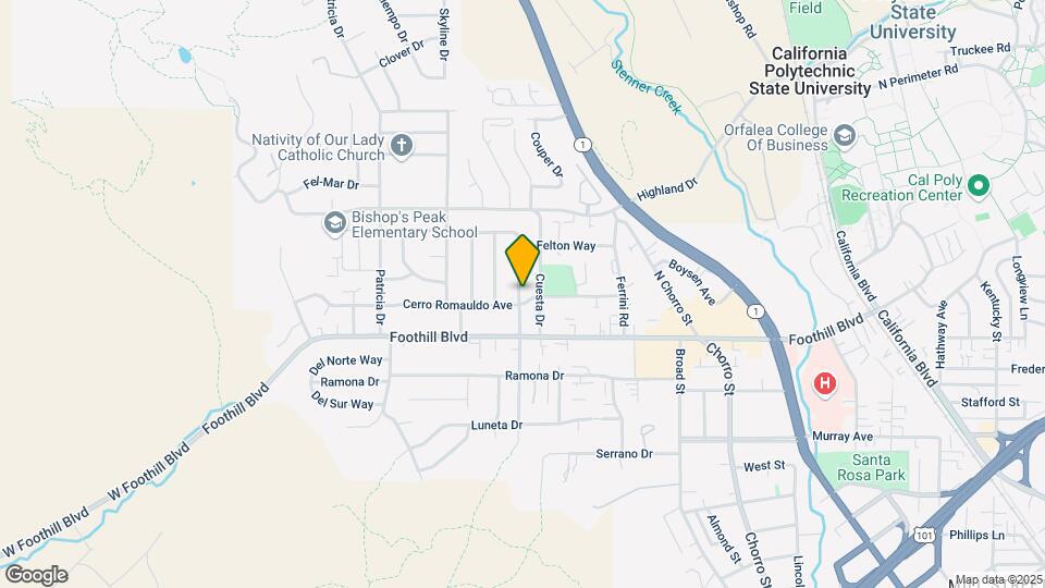211 N Tassajara Dr Map and Location Details