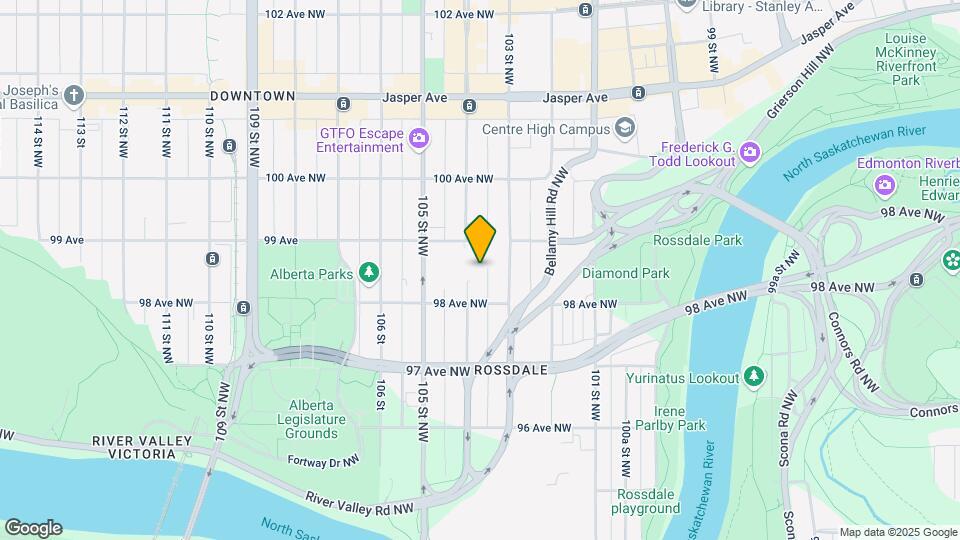 9819-9819 104 Street NW Map and Location Details