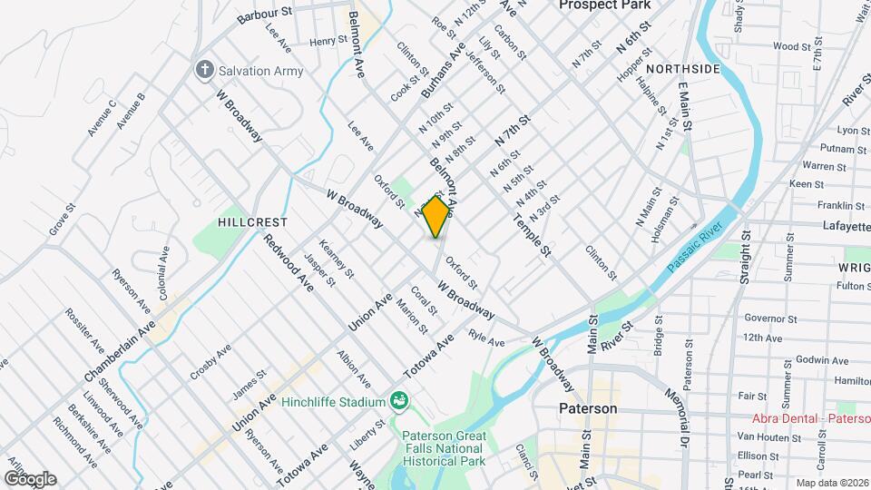 21 Belmont Ave Map and Location Details