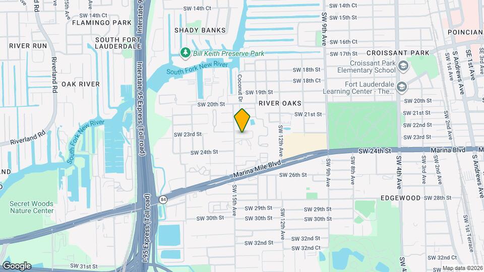 1445 SW 23rd Ct Map and Location Details