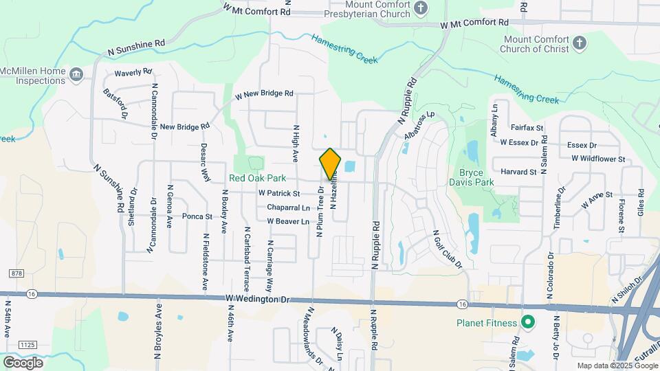 1619 N Hazeltine Dr Mapa y Detalles de la Ubicación