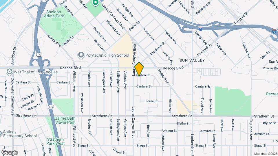 8235 Agnes Ave Map and Location Details