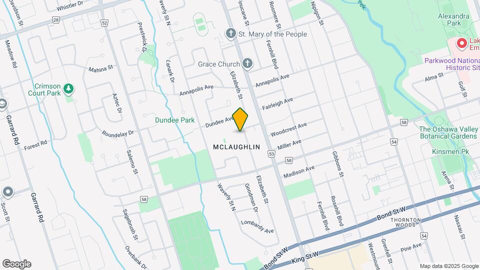 593 Ridgeway Ave Map and Location Details