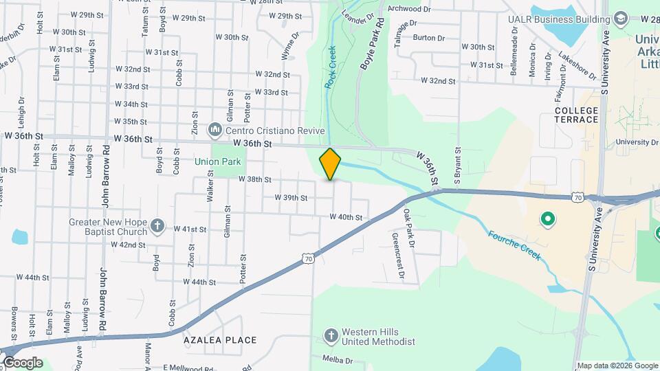 3800 Wilder St Map and Location Details