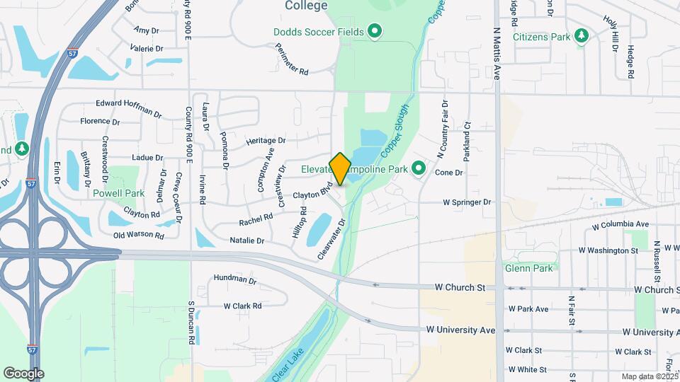2555 Clayton Blvd Map and Location Details