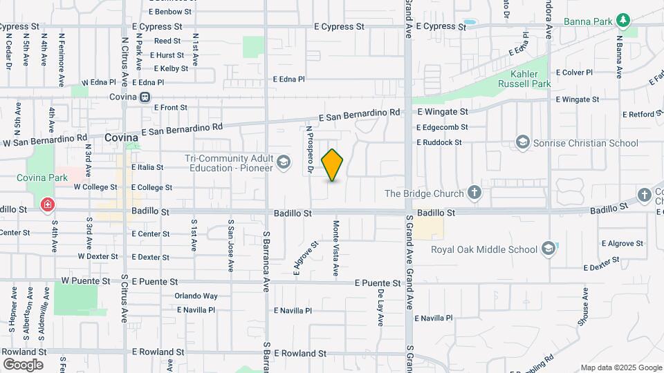 204-210 N Vecino Dr Map and Location Details