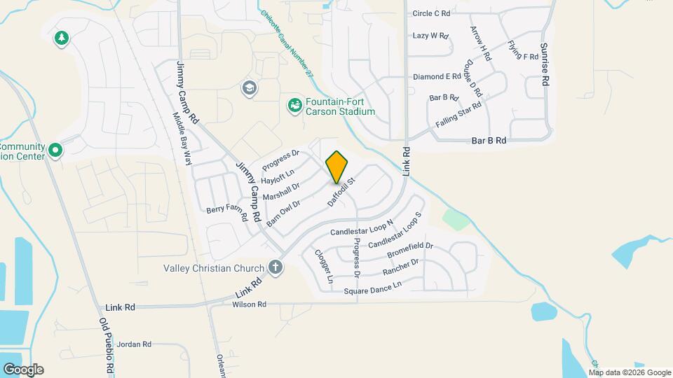 899 Daffodil St Map and Location Details