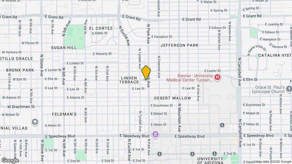 920 E Elm St Mapa y Detalles de la Ubicación
