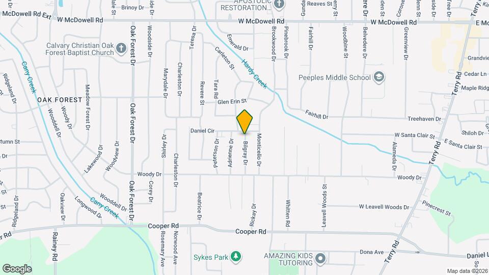 3123 Bilgray Dr Mapa y Detalles de la Ubicación