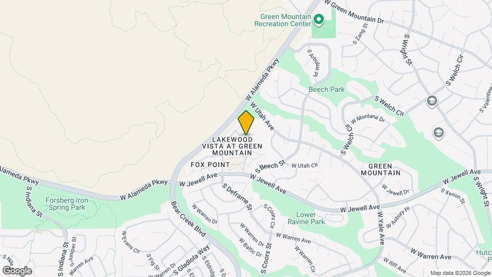 1648 S Cole St, Unit C1 Map and Location Details