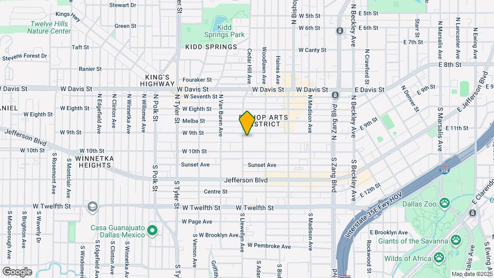 596 W 9th St Map and Location Details