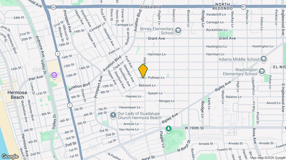 1706 Pullman Ln Map and Location Details