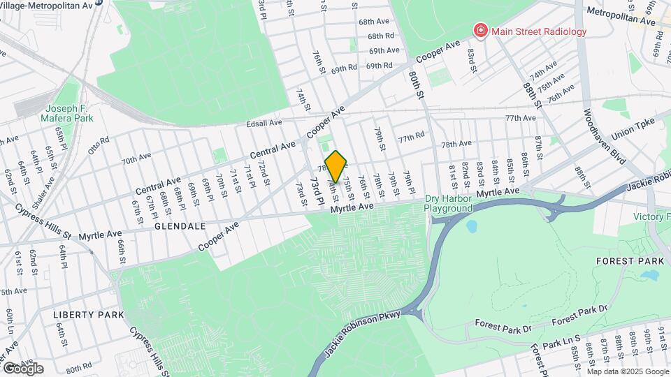 78-35 74th St-Unit -2 Map and Location Details