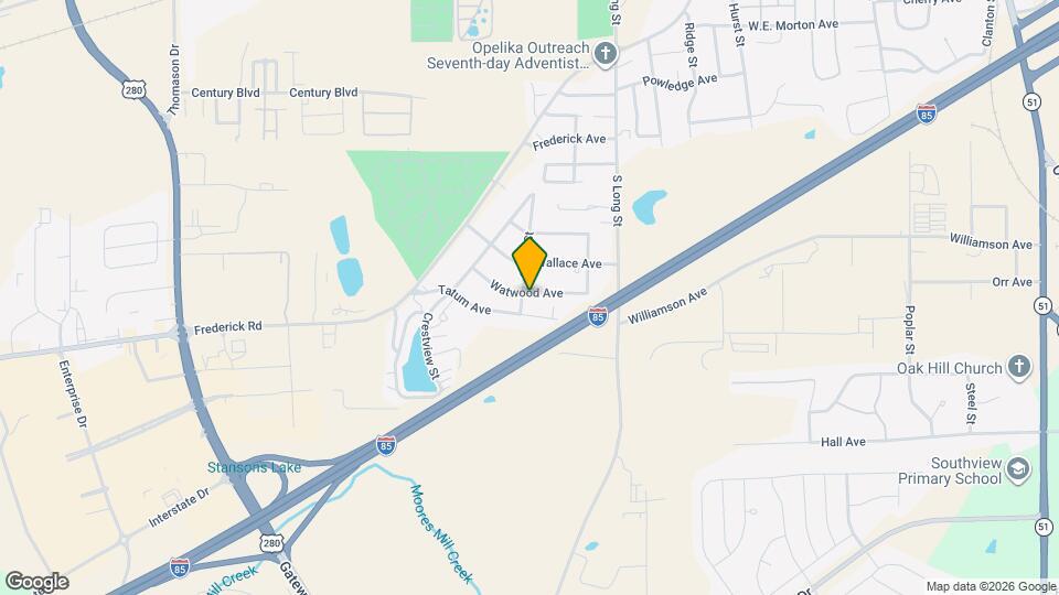 1115 Watwood Ave Map and Location Details