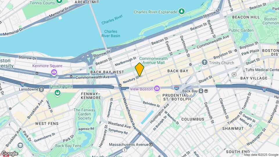 304 Newbury St, Unit 3 Map and Location Details
