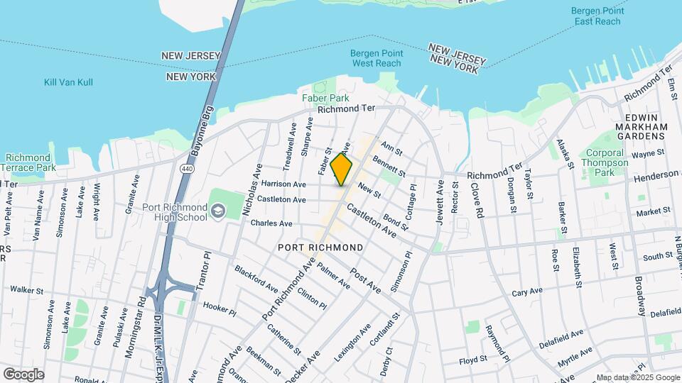 196 Port Richmond Ave Map and Location Details