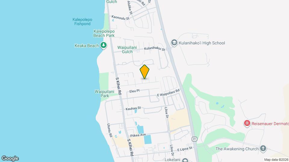 129 Namauu Pl Map and Location Details